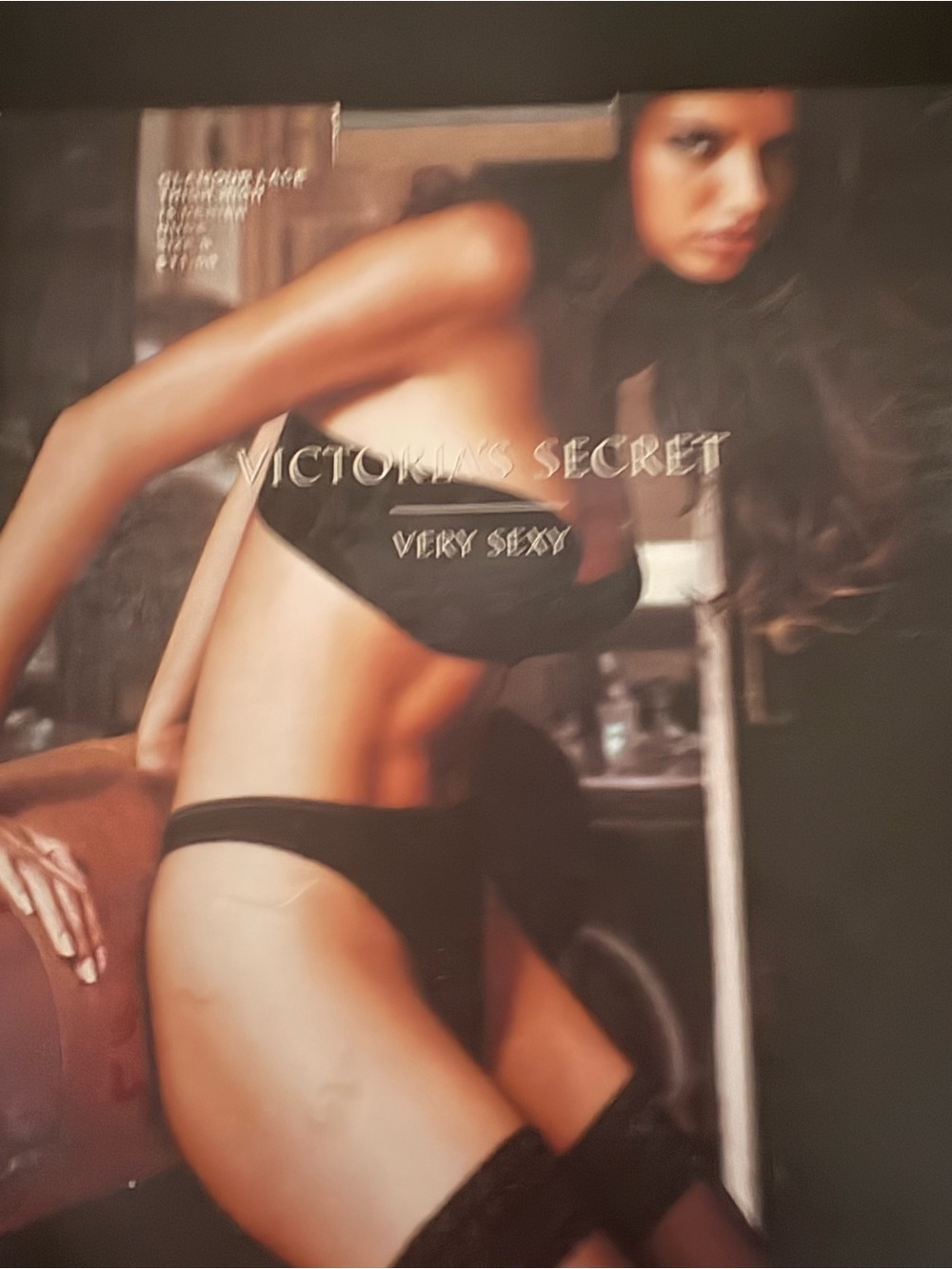 NIB VICTORIA SECRET Y2K NUDE LACE THIGH HIGH  , sz B NEW
